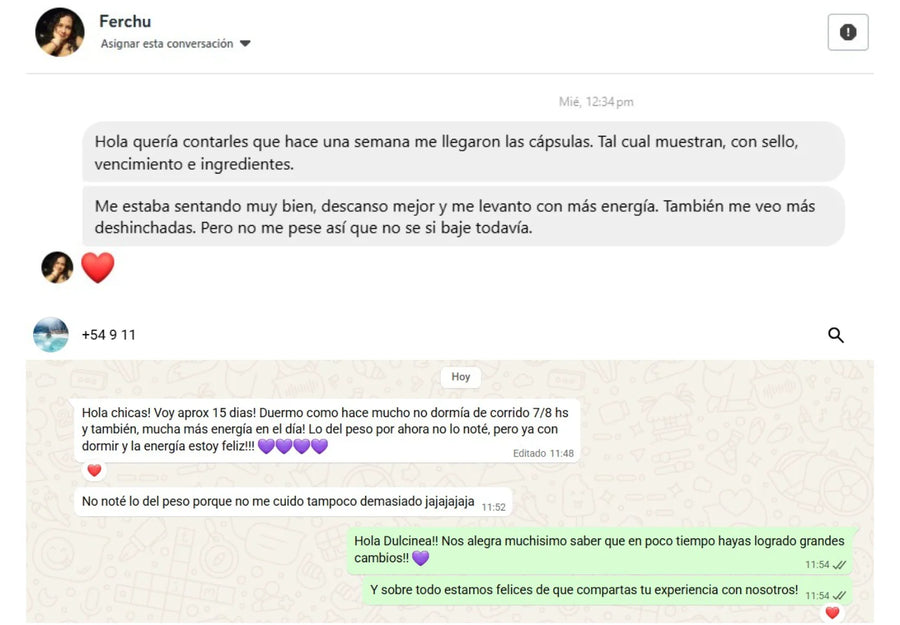 Mensaje de cliente