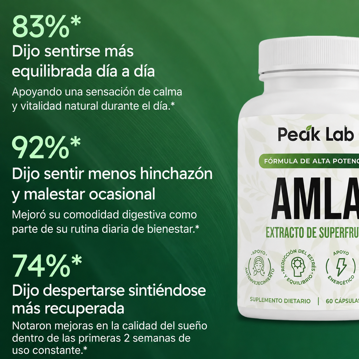 Peak Lab® – Reactivá tu energía celular desde adentro.