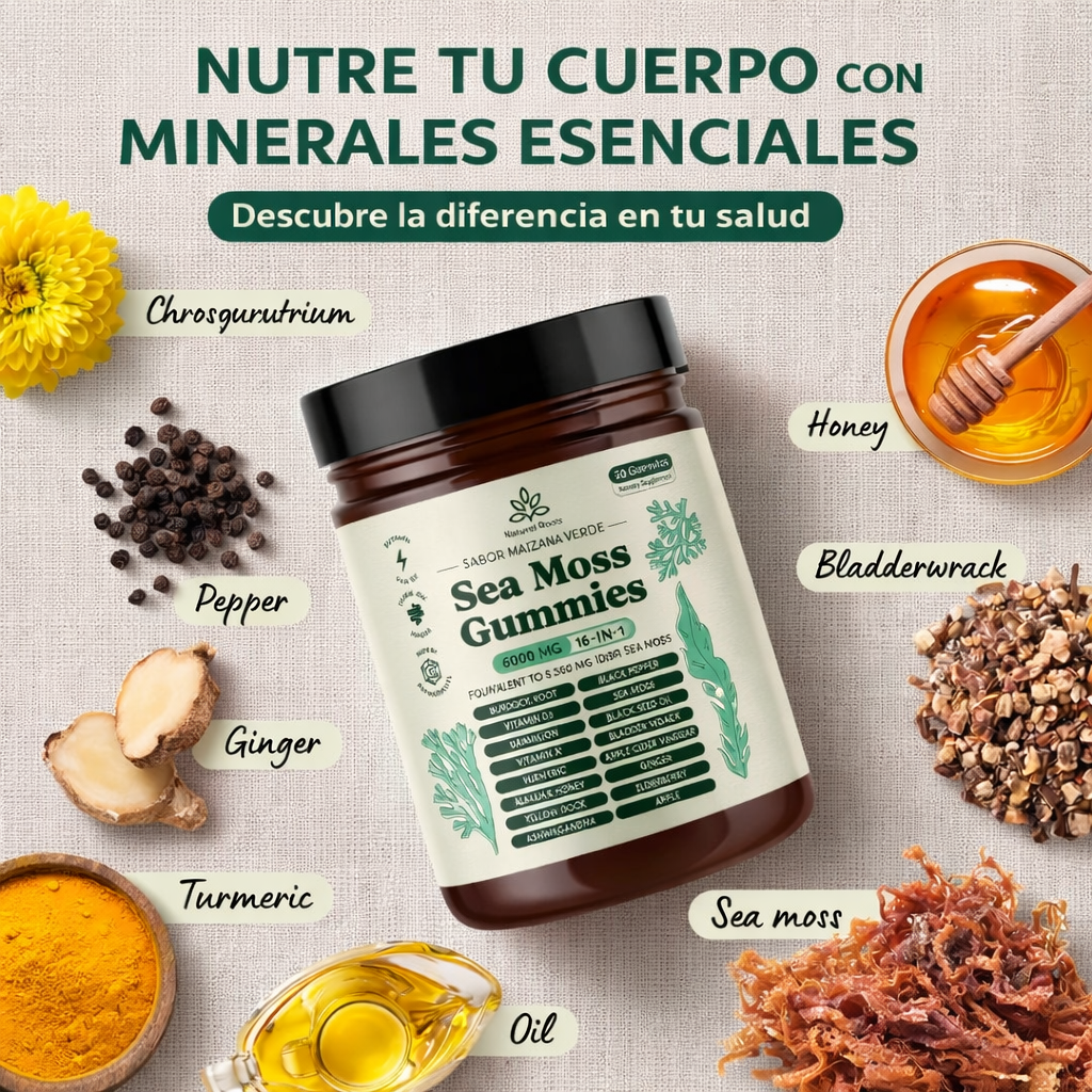 Gomitas de Sea Moss 16 en 1