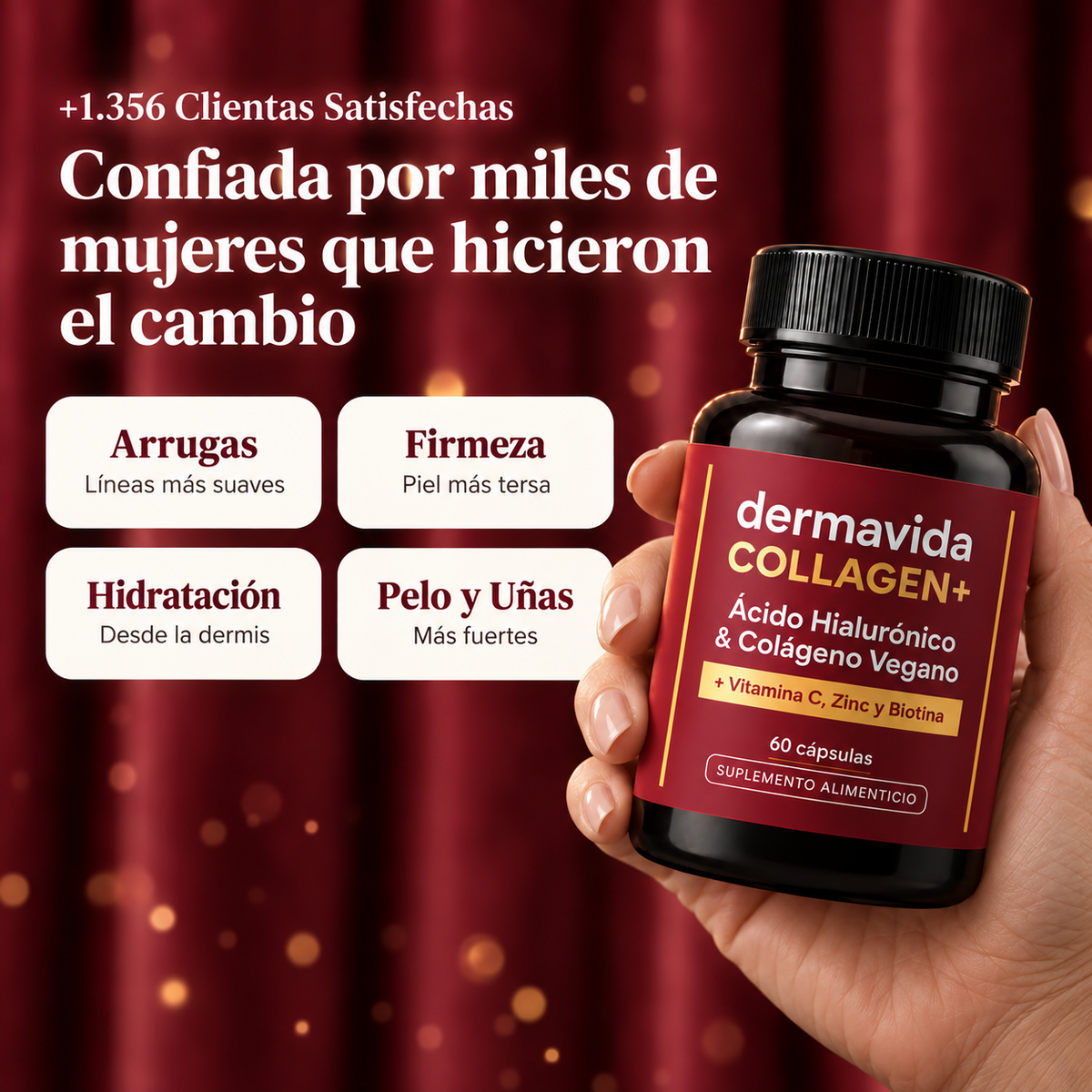 Dermavida® – Menos arrugas, más firmeza, colágeno desde adentro