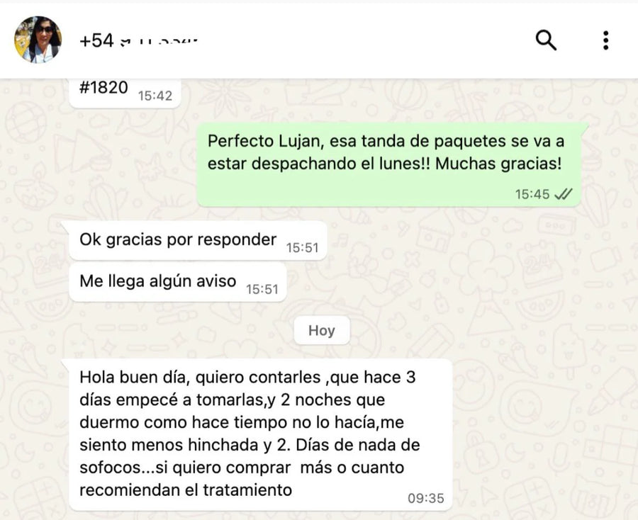 Mensaje de cliente